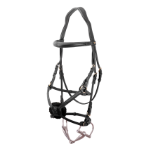Snaffle bridle figure eight