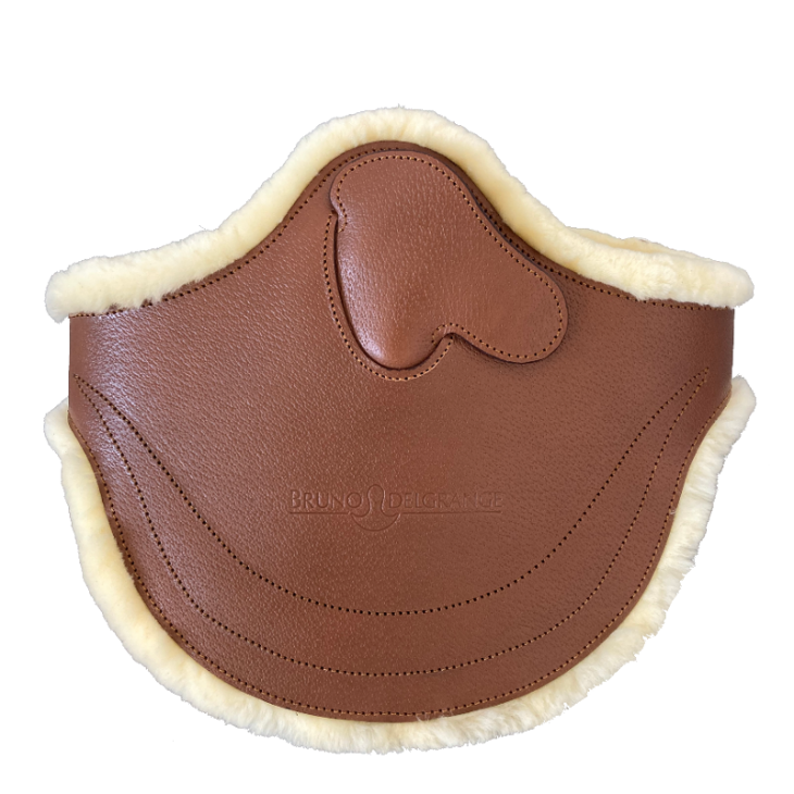 Belly guard girth Magnet with sheepskin
