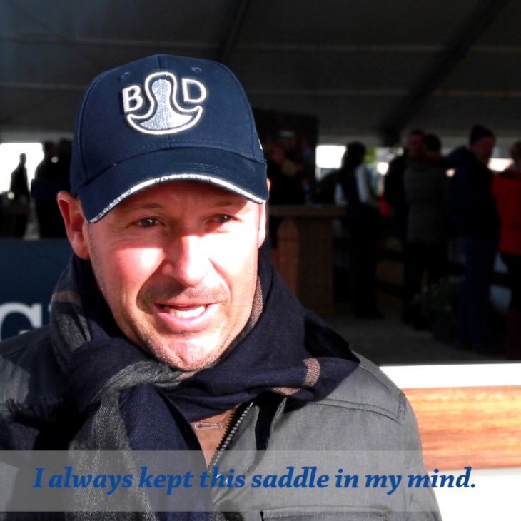 Bruno Delgrange, Maître Sellier - Eric Lamaze ambassador